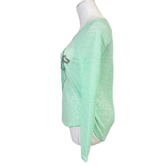 Green Round Neck Long Sleeve Top
New - Picture 5 of 7